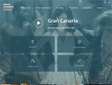 Tablet Screenshot of grancanariafilm.com